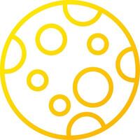 Moon Creative Icon Design vector