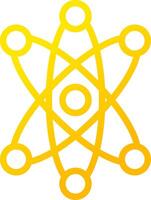 Atom Creative Icon Design vector