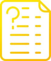 Question Creative Icon Design vector