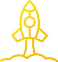 Spaceship Creative Icon Design vector