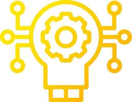 Technology Disruption Creative Icon Design vector