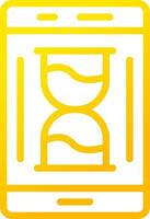 Line Yellow Gradient Design vector