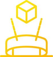 Head Up Display Creative Icon Design vector