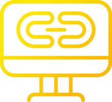 Link Creative Icon Design vector