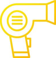 Hair Dryer Creative Icon Design vector