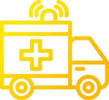 Ambulance Creative Icon Design vector