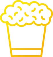 Popcorn Creative Icon Design vector