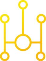 Link Creative Icon Design vector