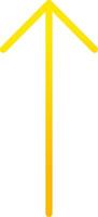 Up Arrow Creative Icon Design vector