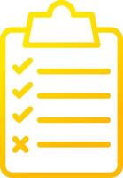 Checklist Creative Icon Design vector