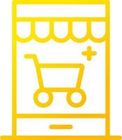 Personalized Web Store Creative Icon Design vector