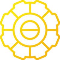 Segmented Process Creative Icon Design vector