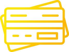 línea amarillo degradado diseño vector