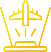 Arkansas vuelo formación creativo icono diseño vector