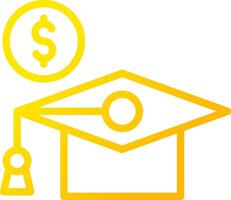 College Savings Plan Creative Icon Design vector