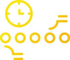 Circle Accent Timeline Creative Icon Design vector