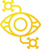 Eye Disease Creative Icon Design vector