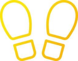 Footprint Creative Icon Design vector