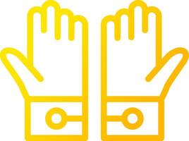 Latex Gloves Creative Icon Design vector