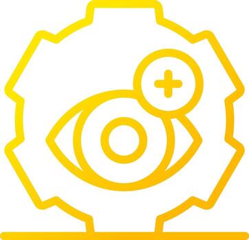 Optometry Practice Creative Icon Design vector