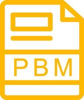 PBM Creative Icon Design vector