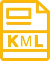KML Creative Icon Design vector