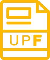 UPF Creative Icon Design vector