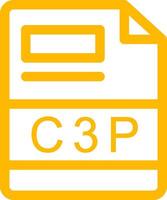 C3P Creative Icon Design vector