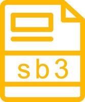 sb3 Creative Icon Design vector