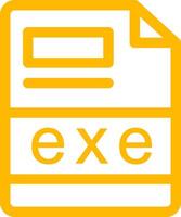 exe Creative Icon Design vector