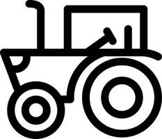 diseño de icono creativo de tractor vector