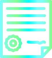 Contract Creative Icon Design vector
