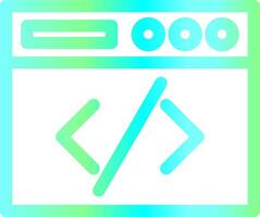 Coding Creative Icon Design vector