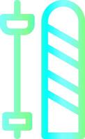 Skis Creative Icon Design vector