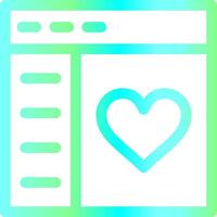 Love Web Creative Icon Design vector