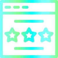 Rating Creative Icon Design vector