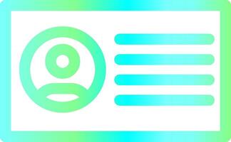 Id Card Creative Icon Design vector