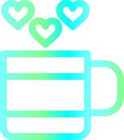 Love Tea Creative Icon Design vector