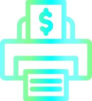 Printer Creative Icon Design vector