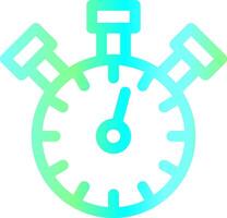 Stopwatch Creative Icon Design vector