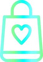 Shopping Bag Creative Icon Design vector