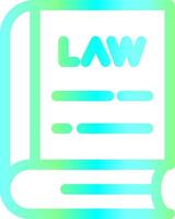 Law Book Creative Icon Design vector