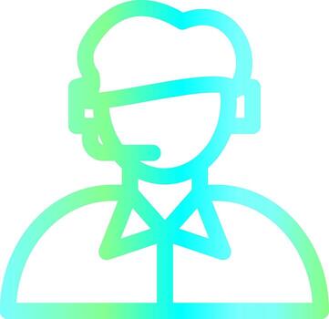 Operator Creative Icon Design vector