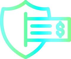 Safe Payment Creative Icon Design vector