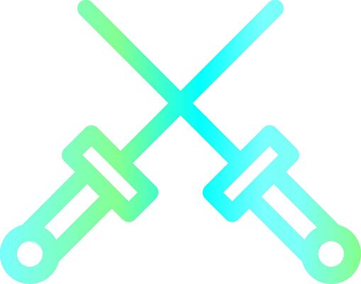 Fencing Creative Icon Design