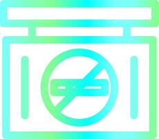 No Smoke Creative Icon Design vector