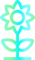 Sunflower Creative Icon Design vector