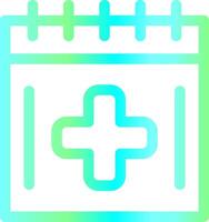 Medical Appointment Creative Icon Design vector