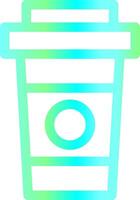 Paper Cup Creative Icon Design vector