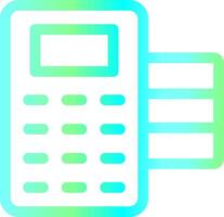 POS Terminal Creative Icon Design vector